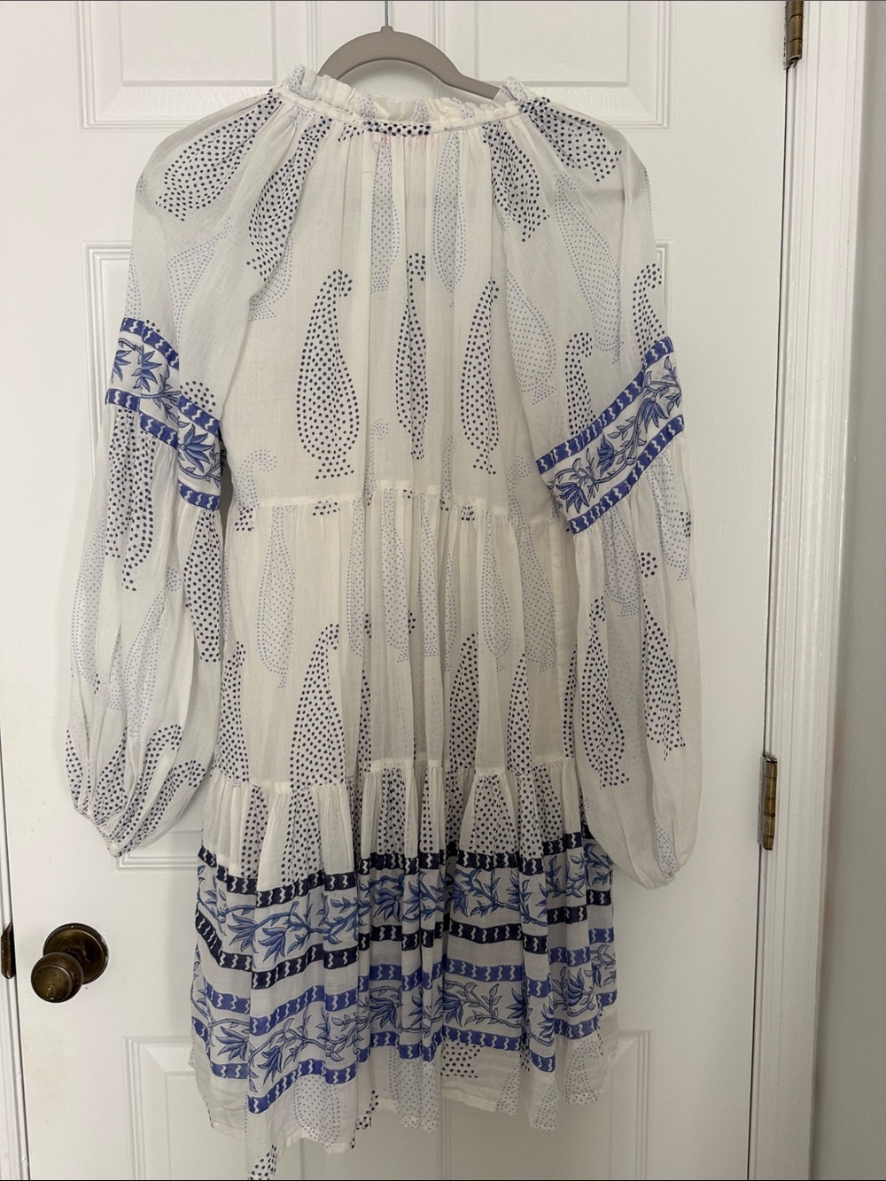 Oliphant NWOT Balloon Sleeve Dress (Med) - Picture 2 of 9